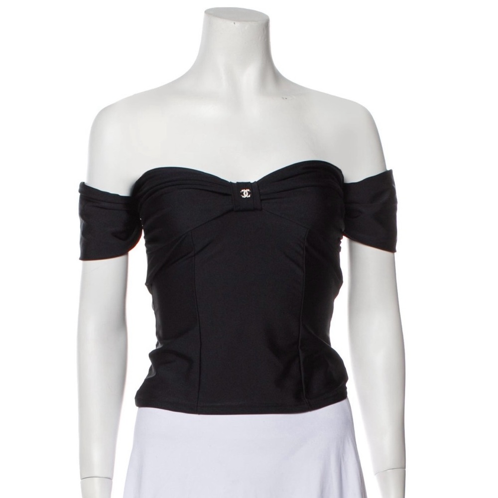 Chanel Off The Shoulder Top